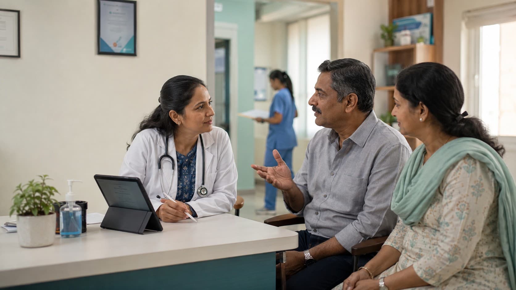 A hospital team using SmartMed.ai to coordinate appointments, patient communication, follow-ups and digital healthcare services